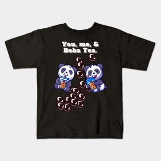 You, me & Boba Tea. Kids T-Shirt